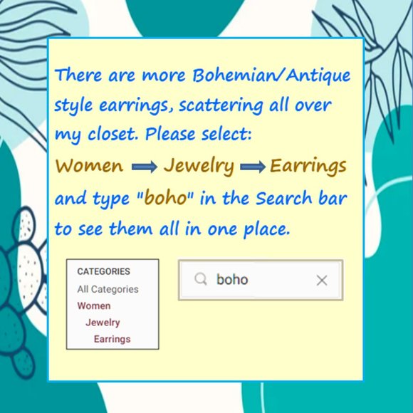 ๐50% OFF/3+...Antique Style Poppy Flower Dangle Earrings - Picture 9 of 10